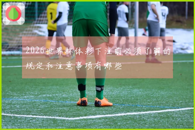 2026世界杯体彩下注前必须了解的规定和注意事项有哪些