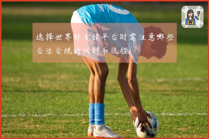 选择世界杯竞猜平台时需注意哪些合法合规的问题和流程